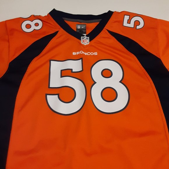 Nike Onfield Denver Bronco's Von Miller Youth Football Jersey Size XL - Picture 1 of 6